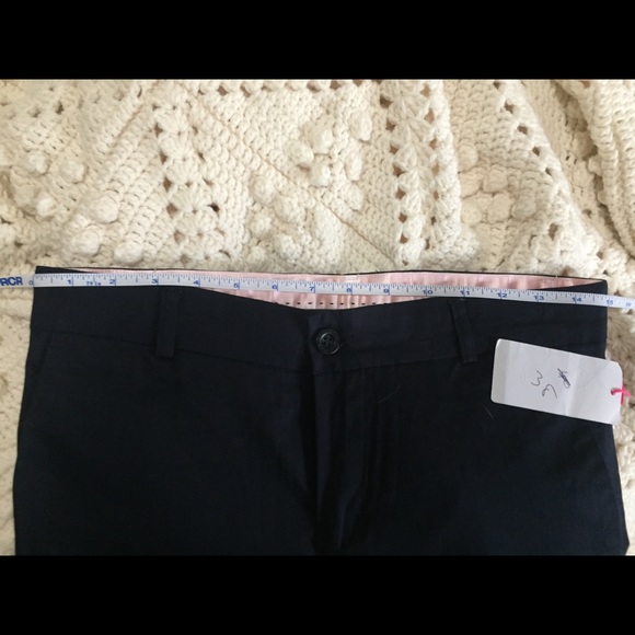 See by Chloe Navy Cigarette Leg Trousers - Picture 7 of 7